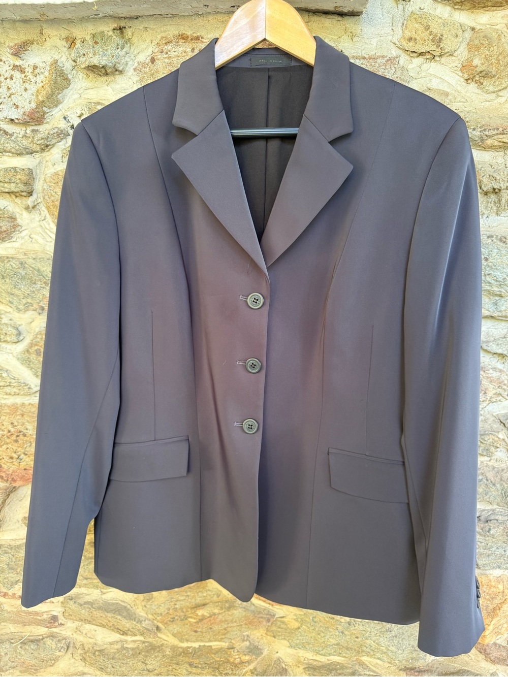 RJ Classics Women’s 14R Charcoal Grey Washable Equestrian HorseShow Coat